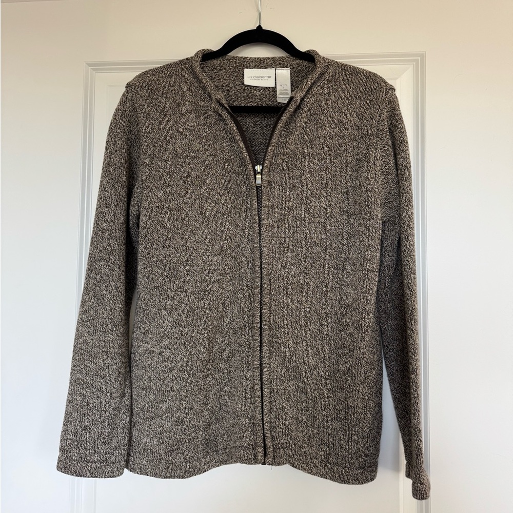 Liz Claiborne Full Zip Sweater